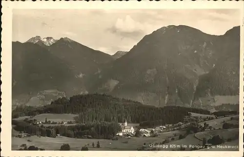 Goldegg Panorama Goldegg Salzachtal Heukareck Salzburger Land Kat. Goldegg