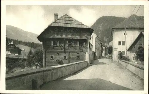 Mauterndorf Brueckenkeusche an der Fleischbruecke Kat. Mauterndorf