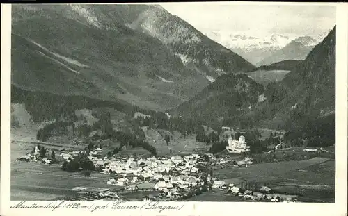 Mauterndorf Panorama Mauterndorf Schoss Moosham Niedere Tauern Kat. Mauterndorf