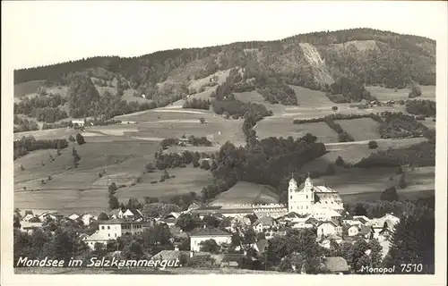 Mondsee Salzkammergut Teilansicht Mondsee Kloster Salzkammergut / Mondsee /Traunviertel