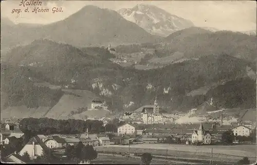 Hallein Teilansicht Hallein Tennengebirge Hoher Goell Kat. Hallein