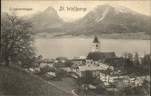 St Wolfgang Salzkammergut Teilansicht St. Wolfgang Wolfgangsee Kirche Salzkammergut Kat. St. Wolfgang im Salzkammergut