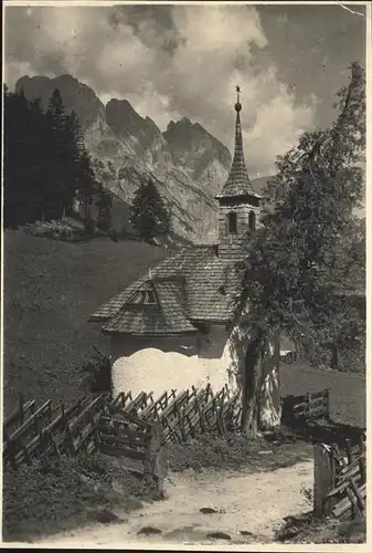 Weissbach Lofer Hirschbichl Pass mit Reiteralpe Kapelle Steinberge / Weissbach bei Lofer /Pinzgau-Pongau