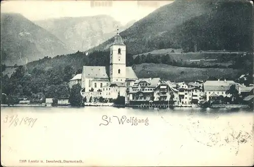 St Wolfgang Salzkammergut Teilansicht St. Wolfgang Kirche Wolfgangsee Salzkammergut Kat. St. Wolfgang im Salzkammergut