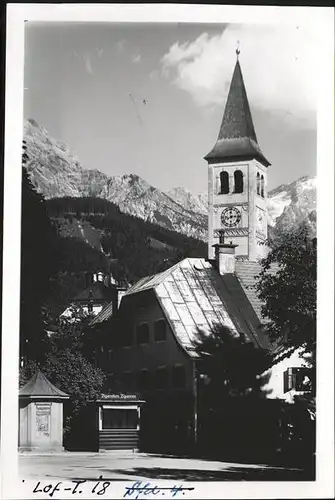 Lofer Teilansicht Lofer Kirche Saalachtal Steinberge Kat. Lofer