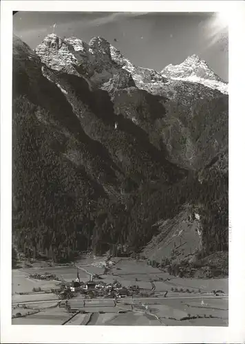 St Martin Lofer Panorama St. Martin Saalachtal Ochensenhoerner Steinberge Kat. St Martin bei Lofer