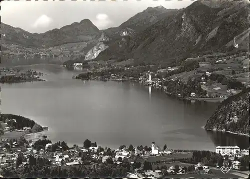 St Wolfgang Salzkammergut Wolfgangsee mit den Ortschaften Strobl St. Wolfgang St. Gilgen Salzkammergut Kat. St. Wolfgang im Salzkammergut