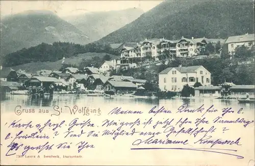 St Wolfgang Salzkammergut Teilansicht St. Wolfgang Wolfgangsee Salzkammergut Kat. St. Wolfgang im Salzkammergut