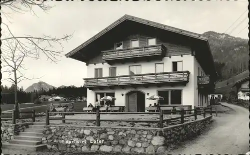 Lofer Gasthaus Eberlwirt Lofer Saalachtal Steinberge Kat. Lofer