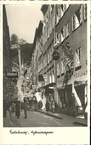 Salzburg Oesterreich Getreidegasse Kat. Salzburg