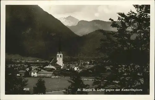 St Martin Lofer Teilansicht St. Martin Kirche Saalachtal Kat. St Martin bei Lofer