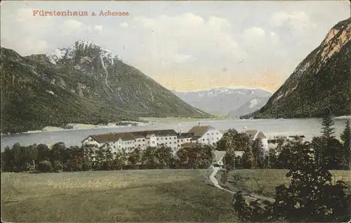 Achensee Fuerstenhaus am Achensee Karwendelgebirge Brandenberger Alpen Kat. Eben am Achensee