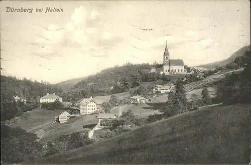 Hallein Teilansicht Duernberg Kirche Tennengau Kat. Hallein