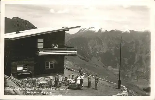 Bad Hofgastein Salzburg Schlossalm Hamburger Skiheim Kat. Bad Hofgastein