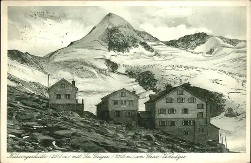 Neukirchen Grossvenediger Kuersingerhuette Grosser Geiger Hohe Tauern Kat. Neukirchen am Grossvenediger