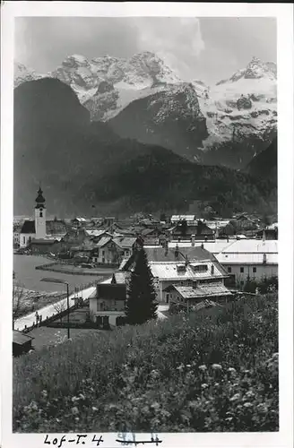 Lofer Teilansicht Lofer Saalachtal Steinberge Drei Ochsenhoerner Reifhorn Kat. Lofer