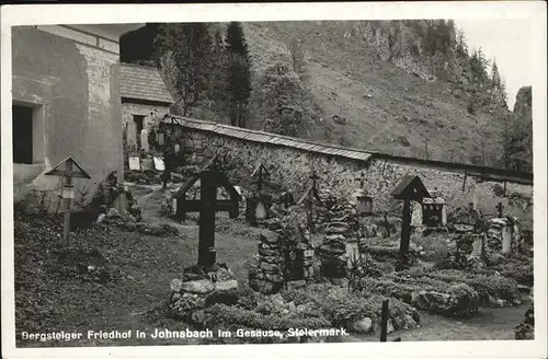 Johnsbach Bergsteiger Friedhof Gesaeuse Kat. Johnsbach