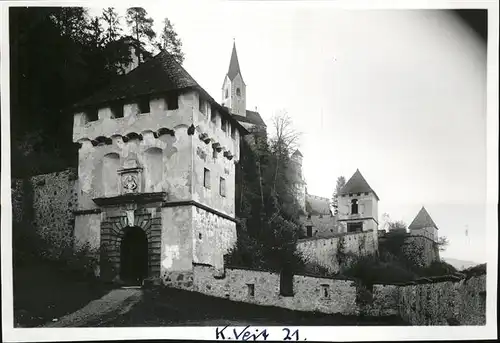 wz57109 St Veit Glan Klevenhuellertor Burg Hochosterwitz Kategorie. St. Veit an der Glan Alte Ansichtskarten
