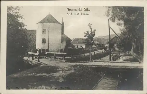 Neumarkt Steiermark Sued Ost Turm Bruecke Kat. Neumarkt in Steiermark