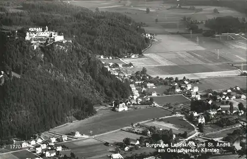 Ossiachersee Burgruine Landskron St. Andrae Kat. Ossiach