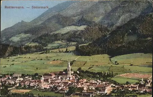Rottenmann Steiermark Gesamtansicht Kat. Rottenmann