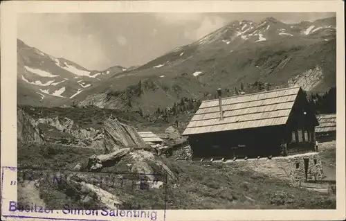 Tauern Tauernpass Jamernigghuette