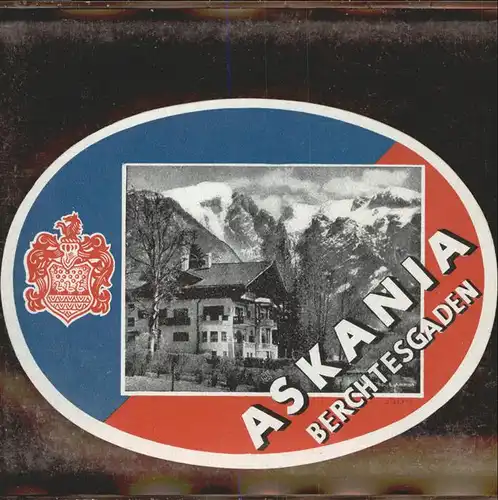 Berchtesgaden Askania Wappen  Kat. Berchtesgaden