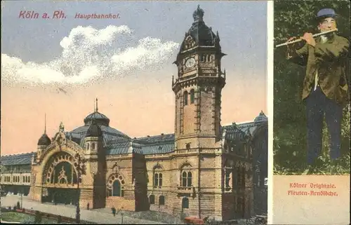 Koeln Hauptbahnhof Fleuten Arnoeldche Kat. Koeln