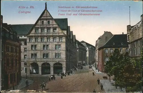 Koeln Stadthaus Guerzenichstrasse Kat. Koeln