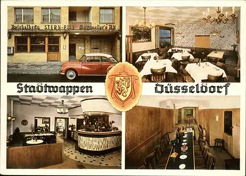 Duesseldorf Restaurant Stadtwappen Auto  Kat. Duesseldorf