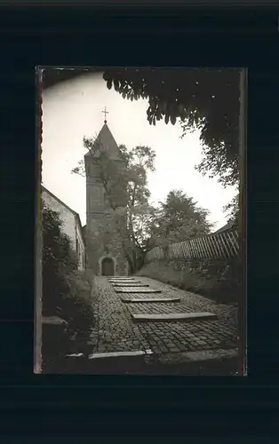 Wittlaer Kirchenaufgang St. Remigius Kat. Duesseldorf