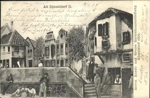 Duesseldorf Kunst- und Gartenbauaustellung 1904 Alt Duesseldorf 2