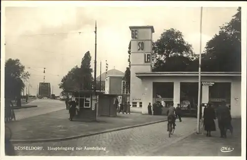 Duesseldorf Haupteingang zur Ausstellung