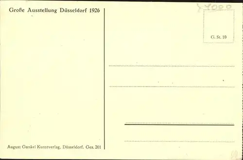 Duesseldorf Grosse Ausstellung 1926 Gesolei Sporthalle