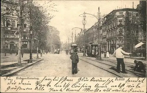 Koeln Hohenzollernring Strassenbahn