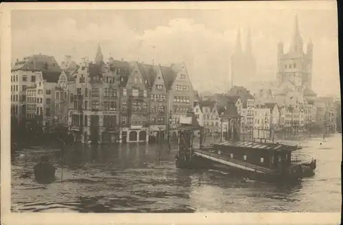 Koeln Hochwasser 1920
