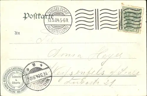 wz63180 Duesseldorf Internationale Kunst- und Gartenbauausstellung 1904 Russisches Cafe  Kategorie. Duesseldorf Alte Ansichtskarten