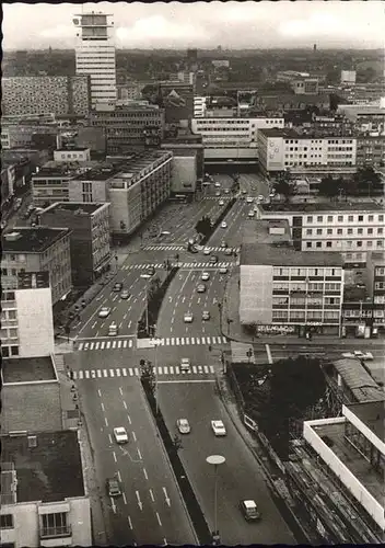 Koeln Fliegeraufnahme Nord-Suedfahrt