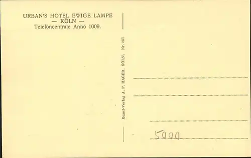 Koeln Urbans Hotel Ewige Lampe Lesezimmer