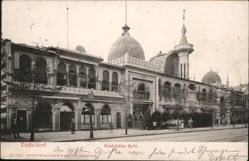 wz63379 Duesseldorf Arabisches Cafe  Kategorie. Duesseldorf Alte Ansichtskarten