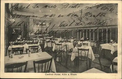 Koeln Central Hotel A. Geller Bier- und Weinrestaurant