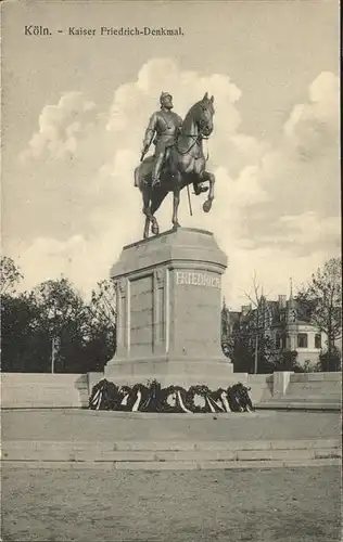 Koeln Kaiser Friedrich-Denkmal