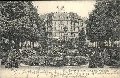 Koeln Kaiser Wilhelm Ring Denkmal