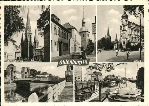 Oldenburg Niedersachsen Schloss Lambertikirche Stau / Oldenburg (Oldenburg) /Oldenburg  Stadtkreis