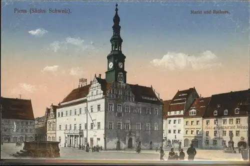 Pirna Markt Rathaus