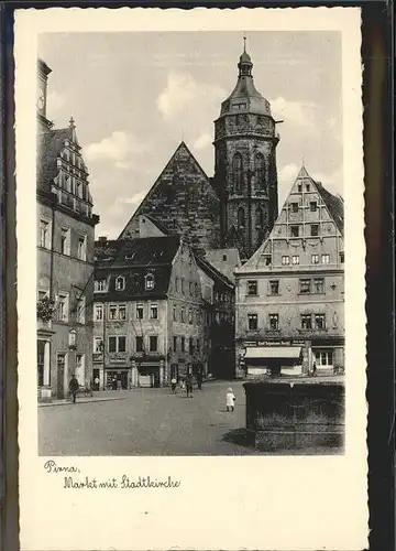 Pirna Markt Stadtkirche
