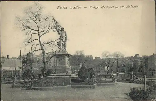 Pirna Krieger-Denkmal Anlagen