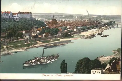 Pirna Posta Elbe Dampfer