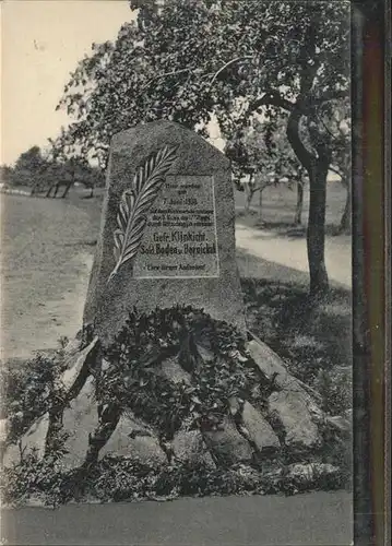 Koenigsbrueck Truppenuebungsplatz Gedenkstein