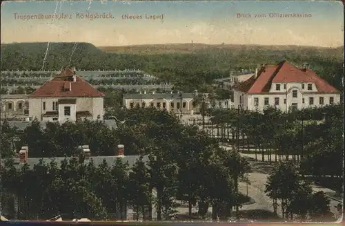 Koenigsbrueck Truppenuebungsplatz Neues Lager